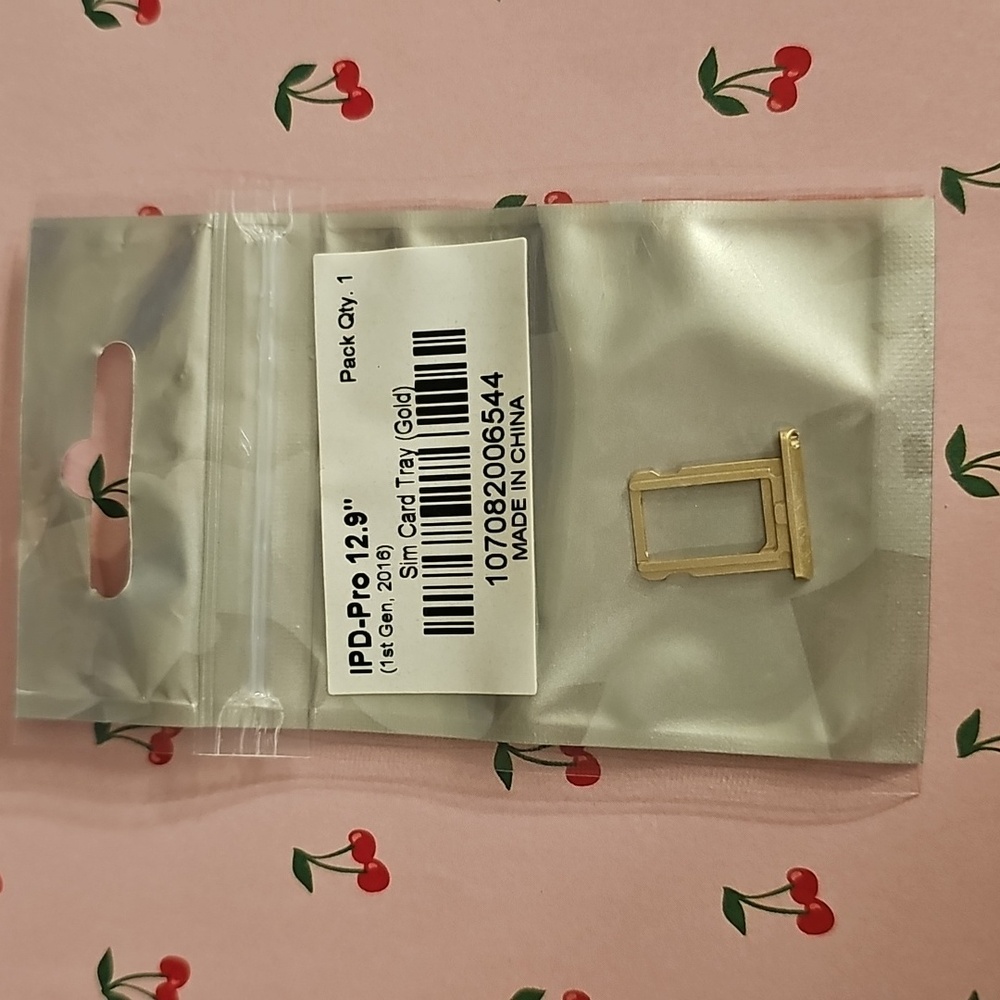 Gold SIM Card Tray for 1st Gen iPad Pro 12.9"